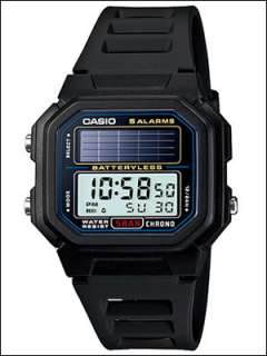 Genuine Casio Watch Solar Powered Stopwatch 5 Alarms AL 190W 1A Rubber 