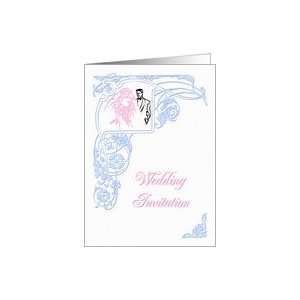  Wedding Invitation on white mixed background Card: Health 