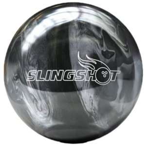  Brunswick Slingshot Bowling Ball  Silver/Black: Sports 