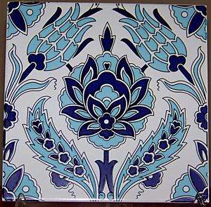 x8 Turkish/Ottoman TULIP China/Ceramic Tile  