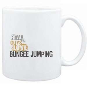   Mug White  Real guys love Bungee Jumping  Sports