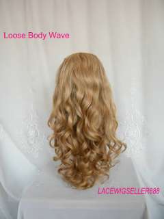 lace front wig loose body wave16 human hair 2 days ship  