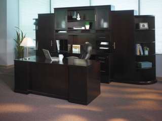 New 9pc All Wood Executive Office Desk Set, #TF SOR D2  