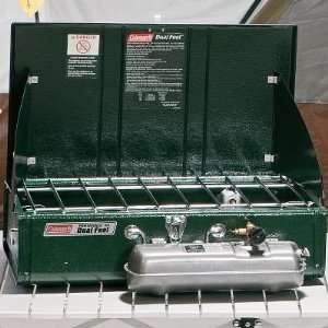  Camping Coleman Dual Fuel Powerhouse Two Burner Stove 