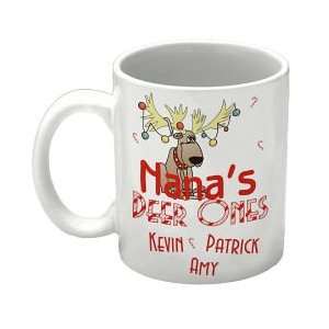  Candy Cane Deer Ones Personalized Coffee Mug Kitchen 