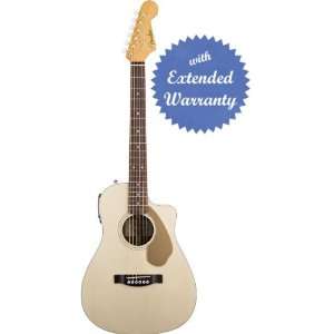  Fender Malibu CE Folk Cutaway Acoustic Electric Guitar 