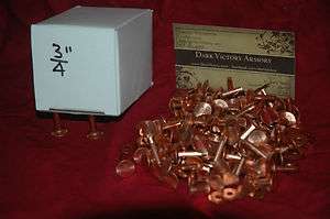Copper Rivets & Burrs #9   1 Pound Pack SCA size choice  