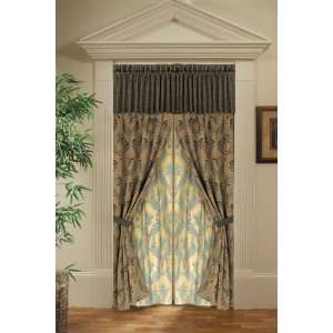 Home Decor All Curtain Sets Bali Tropical Chenille Drapery Panel w 