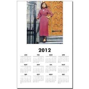  2012 Calendar 1940s Woman on Church Steps 