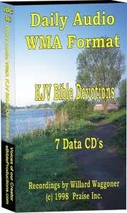 WMA Daily Devotional KJV Audio Bible 86hrs on CD  