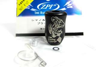 ZPI Bone Graphic Handle Knob for Shimano / Daiwa Reels Black Tiger 