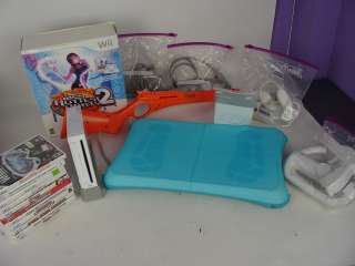 Nintendo Wii w/ 2 controllers, games, fit board, bundle  