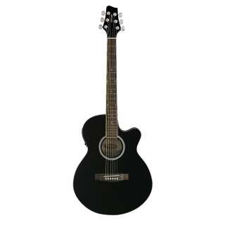   Sw206cetu bk Electric Acoustic Guitar Spruce Mahogany Black  