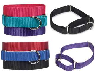   Martingale Dog Collar red blue black pink violet pet collars  