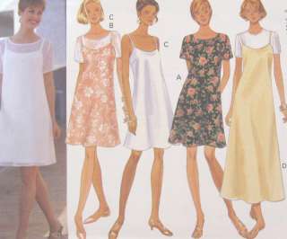 Misses Dress Sewing Pattern Butterick 3493 Easy New  
