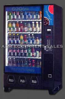   Refurbished Dixie Narco Bev Max 5591 glass front drink machine