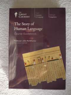   Co Great Course DVDs THE STORY OF HUMAN LANGUAGE brand new  
