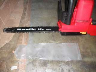 HOMELITE 14IN CHAIN SAW & HOMELITE ELECTRIC BLOWER  