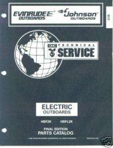 1996 OMC Evinrude Johnson Electric Outboard Manual  