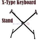   61 Key Electronic Keyboard Piano X Stand Digital Musical Music Silver