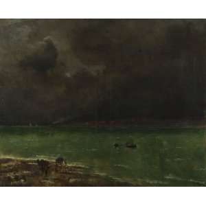 Hand Made Oil Reproduction   Alfred Stevens   24 x 20 inches   Storm 