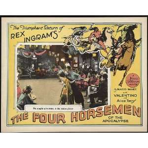 The 4 Horsemen,Rudolph Valentino,Alice Terry,1921,tango  