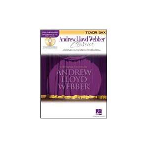  Andrew Lloyd Webber Classics  Tenor Sax Play Along Book/CD 