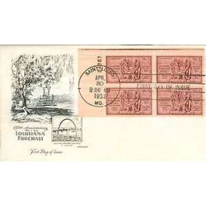   150th Anniversary Louisiana Purchase Issued April 1953 Scott # 1020