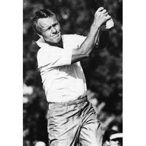 Arnold Palmer Poster, Golf Legend, Watching his Drive, Golfing