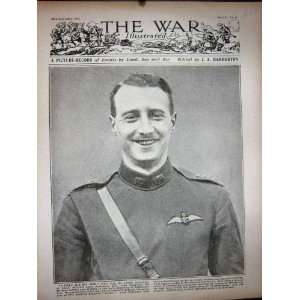   WW1 Portrait Lieutenant William Robinson Airman Army