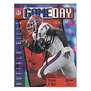 Bruce Smith Autographed / Signed October 25, 1995 GameDay Program