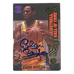 Elgin Baylor Autographed / Signed 1993 Action Packed Card