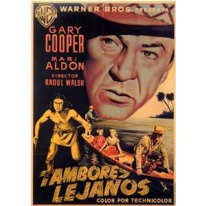   Spanish 27x40 Gary Cooper Mari Aldon Richard Webb