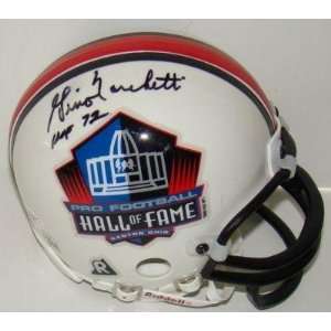Signed Gino Marchetti Mini Helmet   HOF 72 HOF JSA   Autographed NFL 