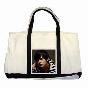  Chinese Pop Star Cute Jay Chou Collectible Two Tone Tote 