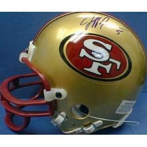  Autographed Jeff Garcia Mini Helmet   San Francisco 49ers 