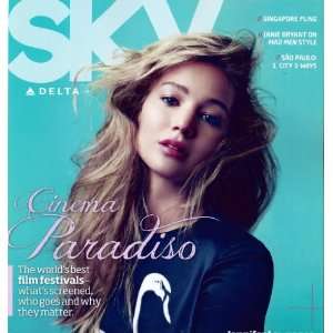   March Edition Featuring Jennifer Lawrence Delta Sky Magazine Books