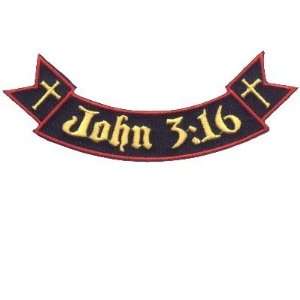  Ribbon Rocker John 316 Cool Christian Biker Vest Patch 