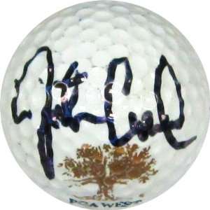 Justin Leonard Autographed/Hand Signed Golf Ball