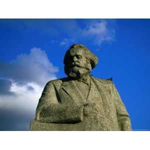 Karl Marx Statue on Teatralnaya Square, Moscow, Russia Photographic 