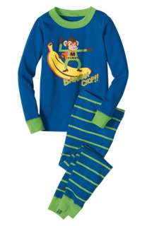 Hanna Andersson Graphic 2 Piece Fitted Pajama Set (Little Boys & Big 