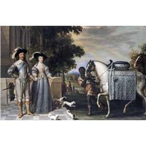  King Charles I and Queen Henrietta Maria Daniel Mytens 