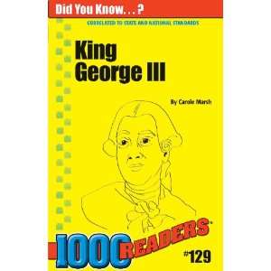  King George III (9780635023643) Carole Marsh Books
