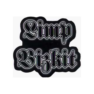 Limp Bizkit   Gothic Black & White Logo   Sticker / Decal