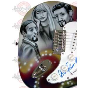  PETER PAUL & MARY Autographed Signed Rare Guitar PSA/DNA 