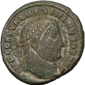 MAXIMINUS II Daia 312AD Authentic Ancient Roman Coin SOL SUN Serapis 