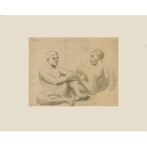 Pablo Picasso   Two Bathers Offset Lithograph
