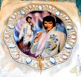 Elvis Presley FOREVER THE KING Jewel of Vegas Plate  