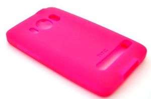 NEW Official HTC EVO 4G Cell Phone Gel Skin Case Holder PINK sprint 