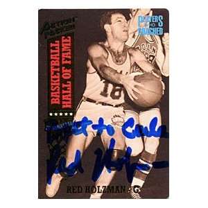 Red Holzman Autographed / Signed 1993 Action Packed Card